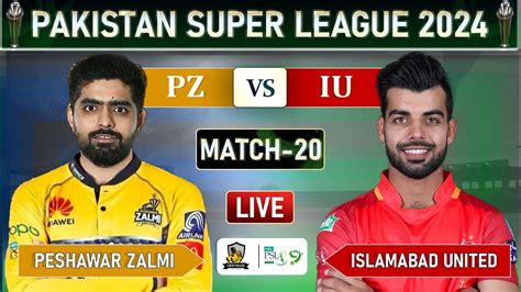 peshawar zalmi vs islamabad united match scorecard